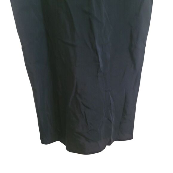 Vintage Nordstrom Babydoll Slip Dress Women's Size Medium Blue Scallop Hem Sexy - Picture 4 of 8